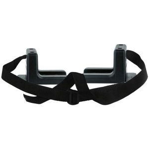 Aquafax CAN PLASTIC TANK BRACKETS C/W STRAPS, Black (click for enlarged image)